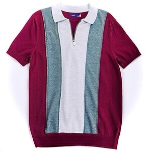 Apt. 9 Men’s Zip Front Polo Sweater Shirt